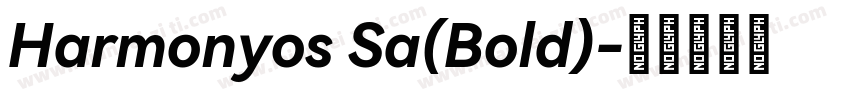 Harmonyos Sa(Bold)字体转换